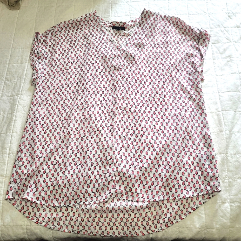 Pleione Paisley Cap Sleeve Top XXL